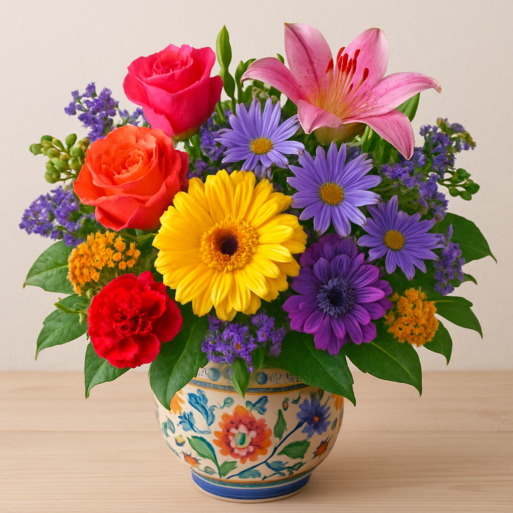 Colorful flower arrangement