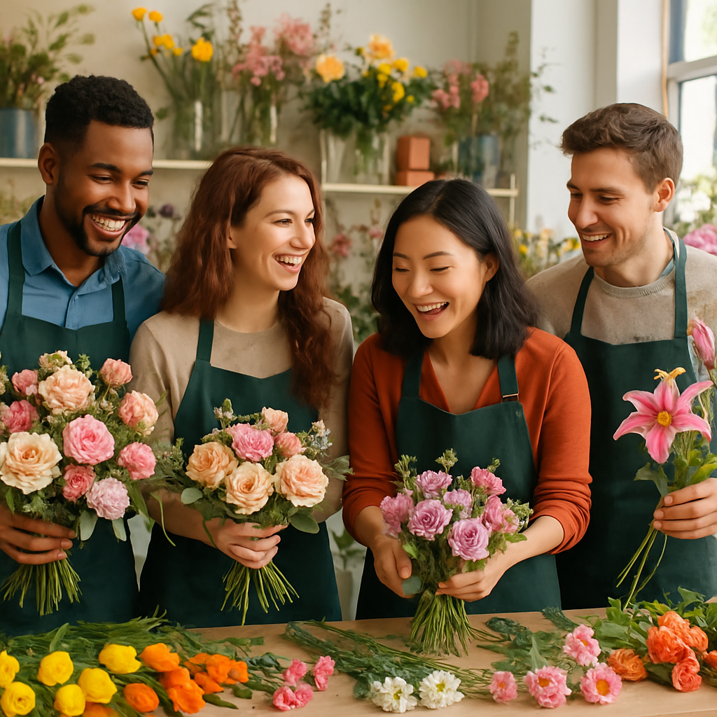 Our dedicated team of floral experts